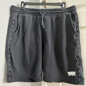 Levi's Black Sweat Shorts with Elastic Waistband